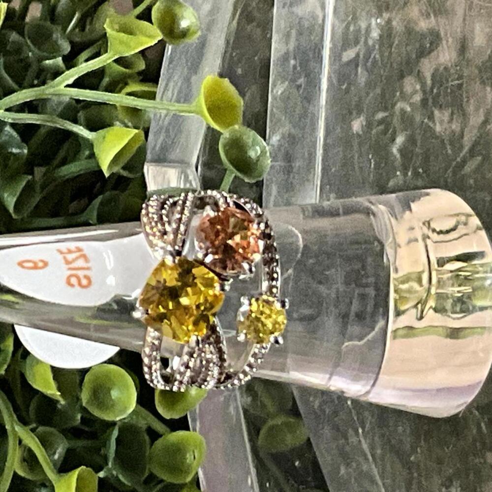 Ring Bomb Party RBP6679 Yellow Topaz